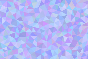 Abstract polygonal background with pastel colors creating a mosaic pattern of triangles and geometric shapes
