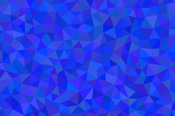A mesmerizing mosaic of blue triangles creates a captivating abstract pattern, evoking a sense of depth and complexity
