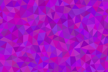 A vibrant mosaic of purple and magenta triangles creating a captivating geometric pattern and texture