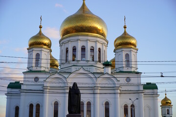 The Cathedral of the Don Metropolitanate and the Rostov-on-Don diocese of the Russian Orthodox Church, an architectural monument.