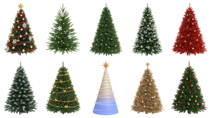 Elegant holiday trees creating festive cheer for Christmas celebrations