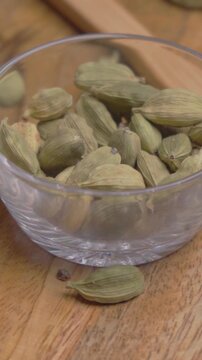 Vertical Video of Green cardamom (choti elaichi)