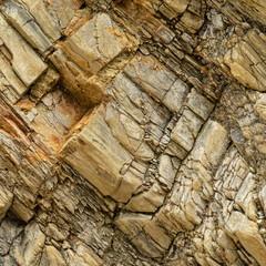 Warm Beige Rock Stratum Surface Detail