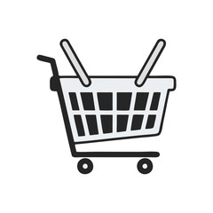 shopping cart with a heart