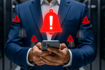 Alert notification on smartphone