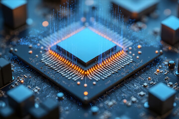 Microchip with data flow