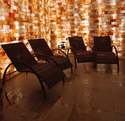 Himalayan bath, salt sauna, spa
