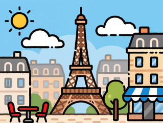 Obraz premium paris eiffel tower