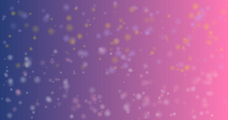 Soft bokeh background with pink purple gradient and subtle sparkles