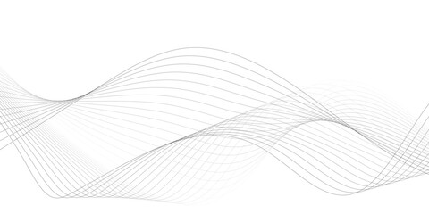 Abstract dynamic curve wave line
