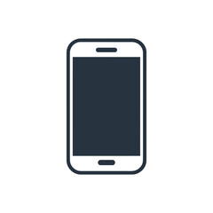 Smartphone Icon Vector Illustration on White Background Vector Art Illustration on white background.
