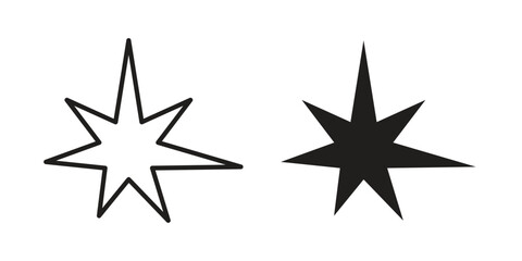 Explosion icons. Black and White Vector Icons. can be used web and mobile © Natubhai