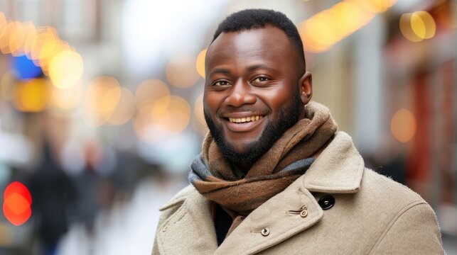 Man engaged in cryptocurrency trading using mobile app while enjoying the outdoors