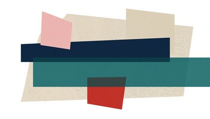 Abstract colorful paper layers composition modern art background design element