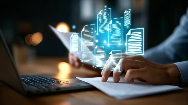 Document Management System DMS digital interface enterprise resource planning ERP platform workflow sharing automation digital asset content management online backup document