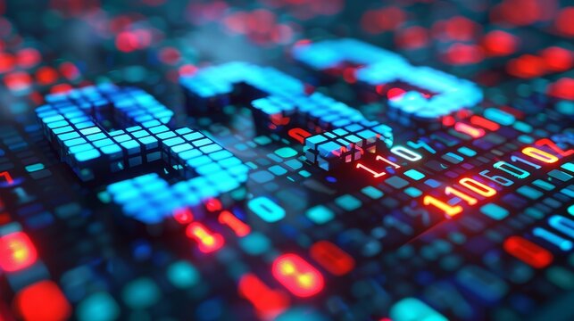 3d virtual graph chart for online cryptocurrency trading and investment in bitcoin market