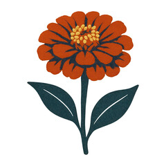 Naklejka premium PNG Vibrant floral illustration design