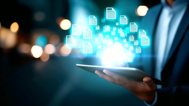 Document Management System DMS enterprise platform resource planning ERP workflow digital document sharing interface asset content management online backup files cloud storage