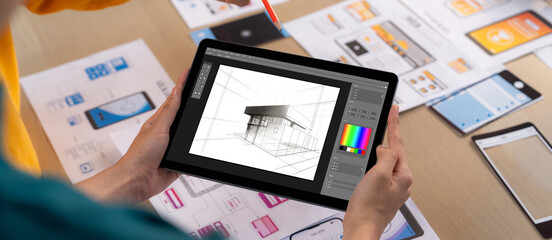 Architectural design brisk software application for architect business and professional designer