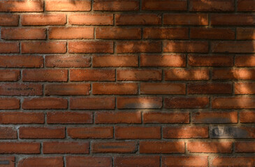 Shadow Pattern on Brick Wall
