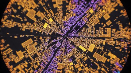 Kaleidoscopic Data Streams A Vibrant Visualization of Abstract Information Networks and Digital Connectivity Showcasing Complex Algorithms and Technological Innovation in a Dynamic and Colorful Displ. - Powered by Adobe