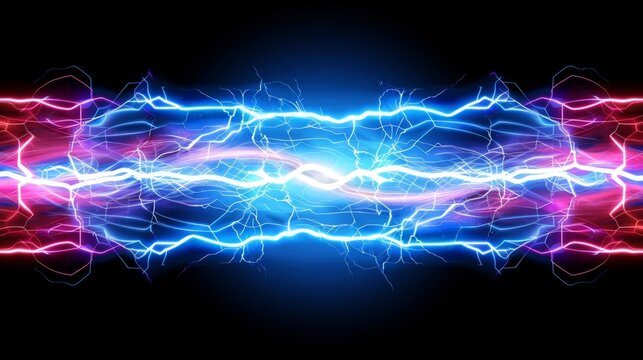 Illuminated bitcoin symbolizing cryptocurrency s strength and growth amidst lightning strikes