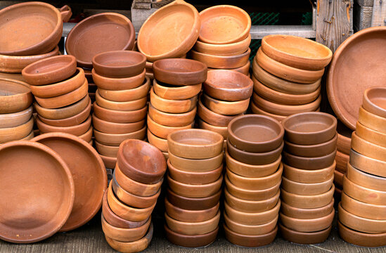 Ketsi is a Georgian clay pan at a street market.