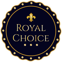 Medal, stamp, locket, quality mark with diamonds, lily, gold, gold frame, king, royal choice, jewelry, elegance, wealth