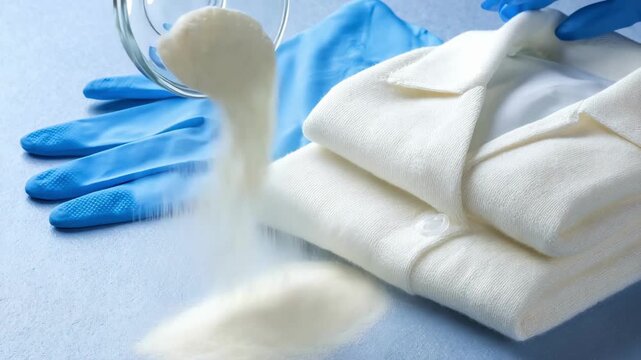 Medium shot showing hypoallergenic fabric testing for childrens clothes highlighting allergy prevention and skinfriendly textile analysis