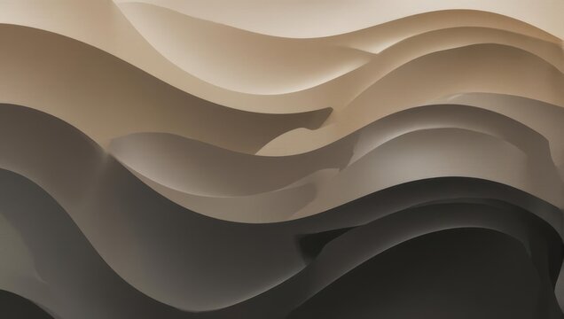 Abstract waves in neutral tones create a calming background.