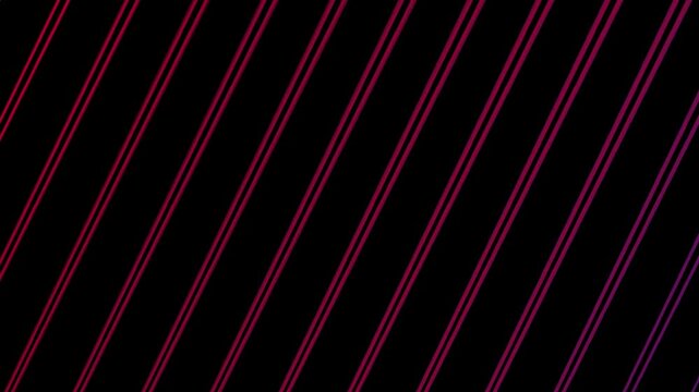 Abstract red lines on black background, simple and elegant design.