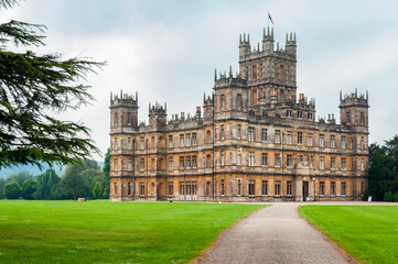 NEWBURY, HAMPSHIRE - Highclere Castle, a Jacobethan style country house, home of the Earl and...
