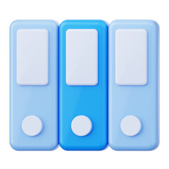 Archive User Interface 3D Icon