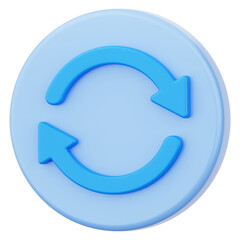 Synchronize User Interface 3D Icon