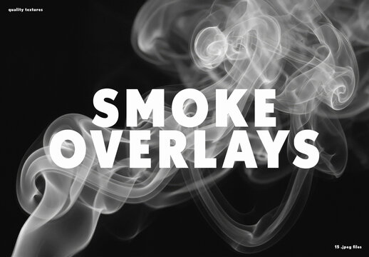 15 White Smoke Texture Isolated Vape Steam Overlays