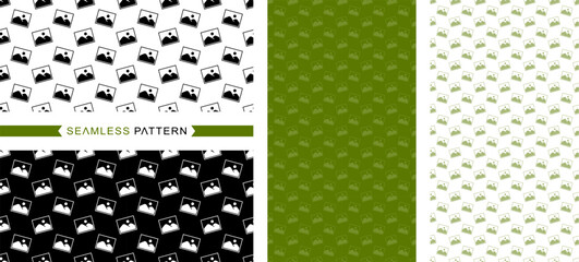 Seamless pattern, seamless background, colors easily changed, vector illustration.