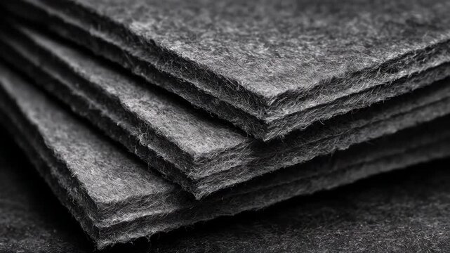 Medium shot showcasing composite material architectural facade roll forming focusing on texture and layered design for highperformance building surfaces