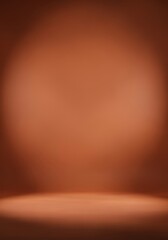 Subtle gradient backdrop, amber studio scene for product presentation