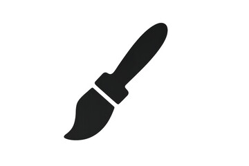 Obraz premium Paint brush tool icon symbolizing art, creativity, imagination, illustration, and graphic design with a transparent background