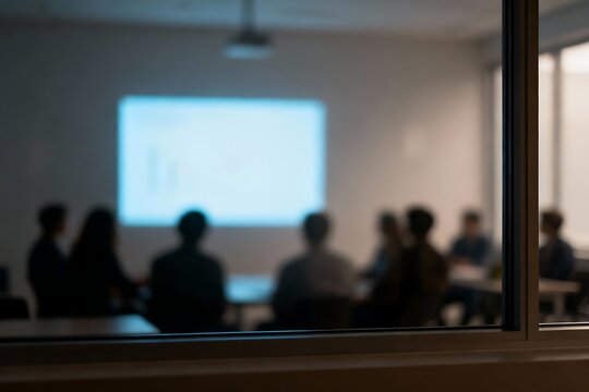 Generative AI visualizing data for strategic business collaboration.