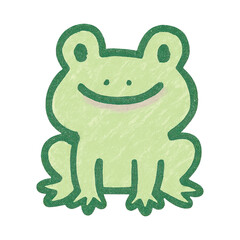Fototapeta premium PNG Cute cartoon frog illustration