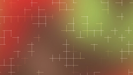 Red Green Brown Grid Line Abstract Background for Festive Design