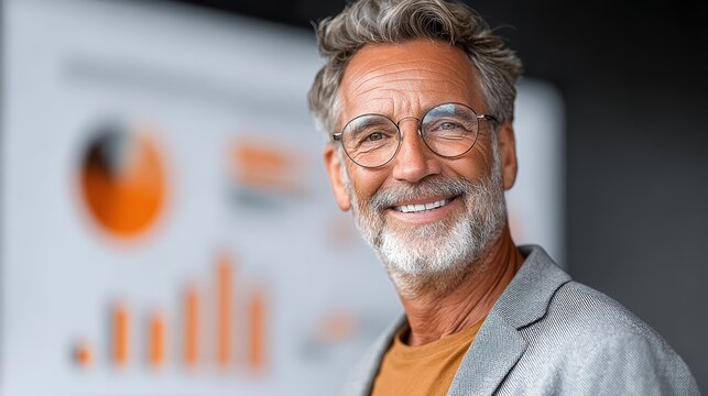 Mature Business Man: Leader Portrait, Confident & Successful, Mature man, Businessman