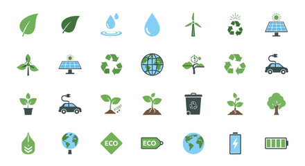 Essential Eco-Friendly Flat Icons for Environmental Sustainability Concepts_transparent.svg