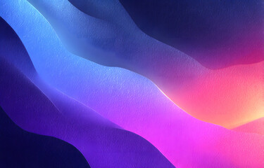 Abstract gradient background. Ultraviolet glow on a dark abstract background. Empty wallpaper template