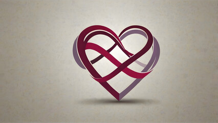 Entwined Hearts A Symbol of Love and Connection in Elegant Design