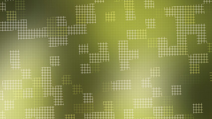 Olive Green Digital Grid Pattern Background for Modern Abstract Design