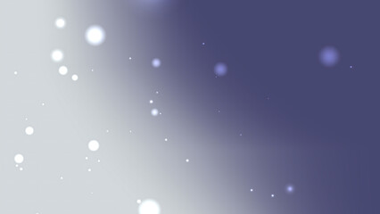 Silver Blue Gradient Background with Soft Glowing Particles