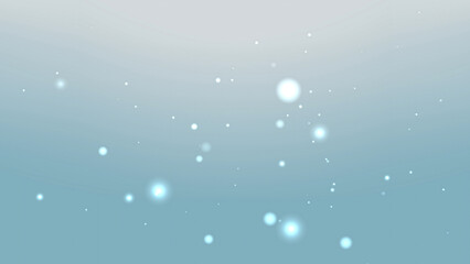 Soft Blue White Gradient Background with Floating Sparkle Particles