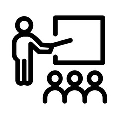 Mentoring Icon Education Vector Symbol